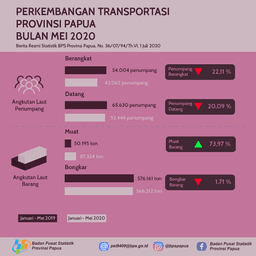 Transportation Of Papua Province, May 2020