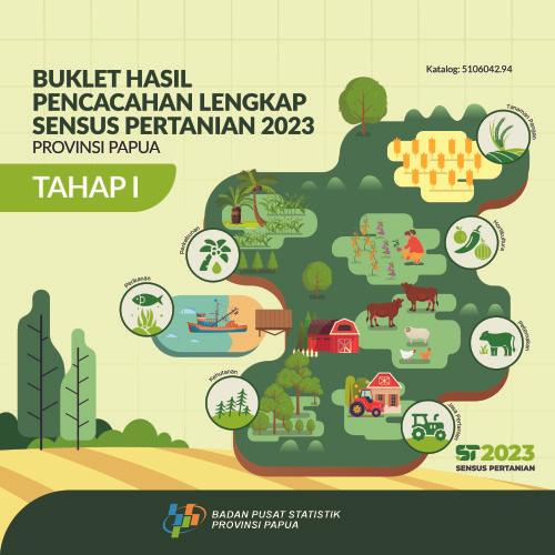 Booklet, Complete Enumeration Results of the 2023 Census of Agriculture - Edition 1 Papua Province