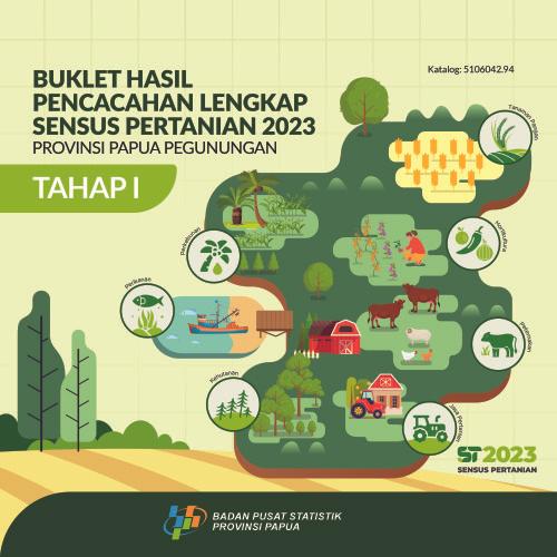 Booklet, Complete Enumeration Results of the 2023 Census of Agriculture - Edition 1 Papua Pegunungan Province