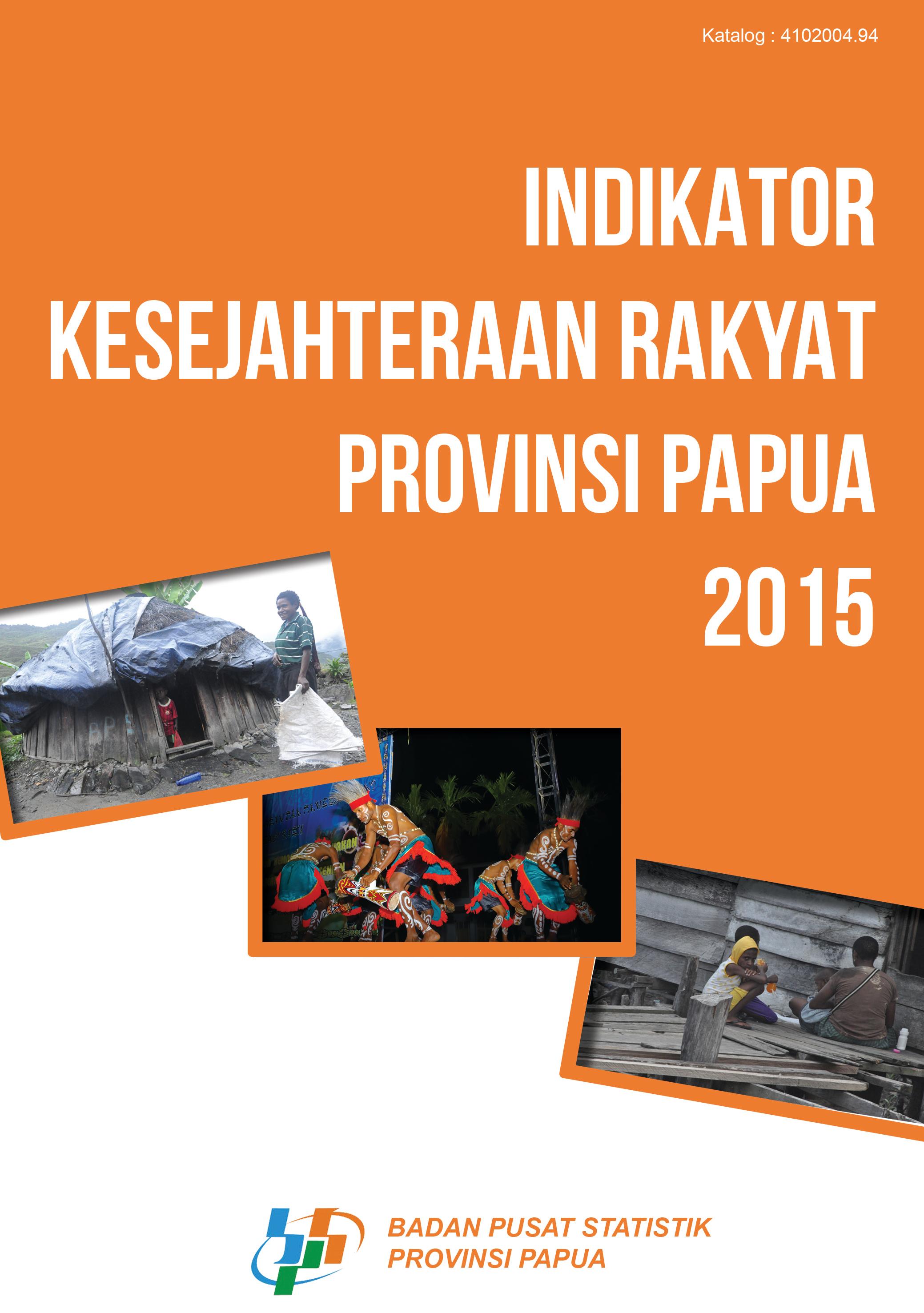 Indikator Kesejahteraan Rakyat Provinsi Papua 2015