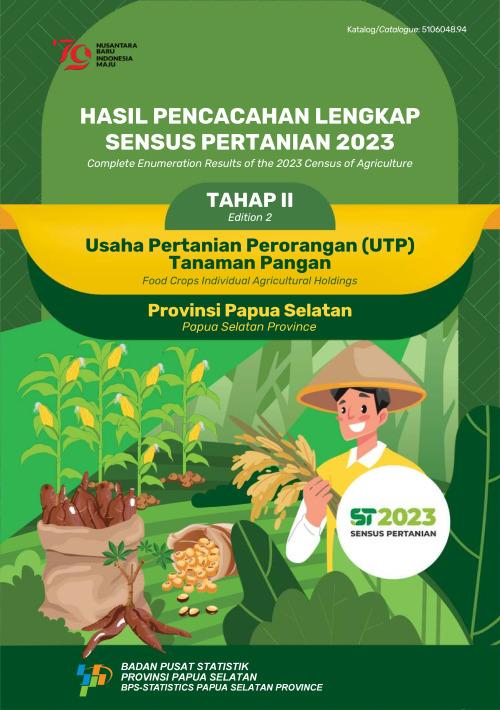 COMPLETE ENUMERATION RESULTS OF THE 2023 CENSUS OF AGRICULTURE EDITION 2 FOOD CROPS INDIVIDUAL AGRICULTURAL HOLDINGS PAPUA SELATAN PROVINCE