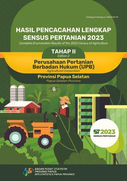 Hasil Pencacahan Lengkap Sensus Pertanian 2023 Tahap II Perusahaan Pertanian Berbadan Hukum (UPB) Provinsi Papua Selatan