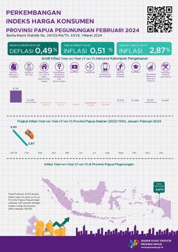 Development Consumer Price Index Papua Pegunungan Province February 2024