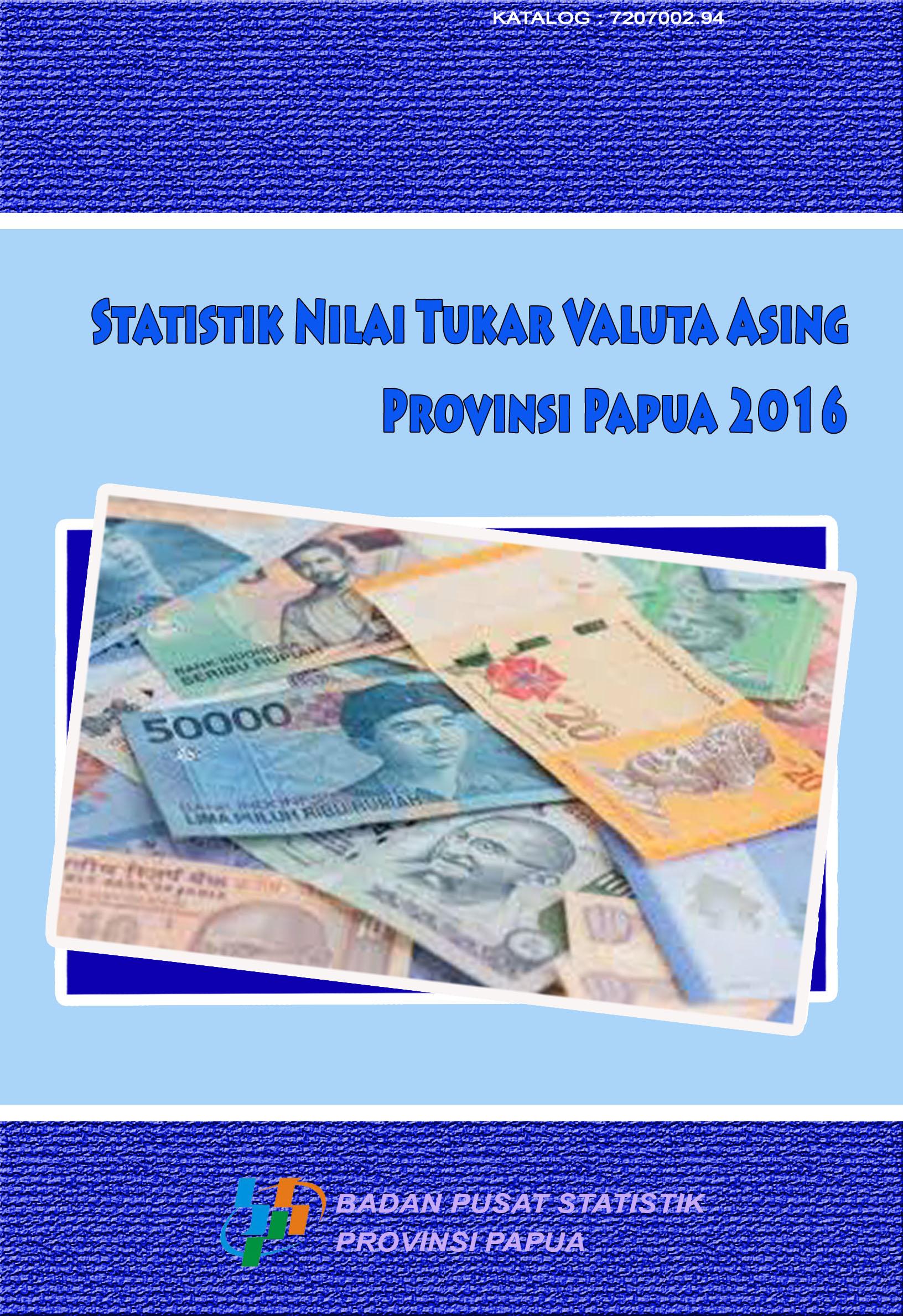 Statistik Valuta Asing Provinsi Papua 2016