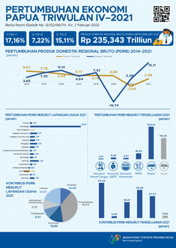 Pertumbuhan Ekonomi Provinsi Papua Tahun 2021