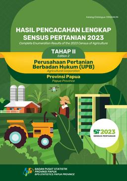 Hasil Pencacahan Lengkap Sensus Pertanian 2023 Tahap II Perusahaan Pertanian Berbadan Hukum (UPB) Provinsi Papua