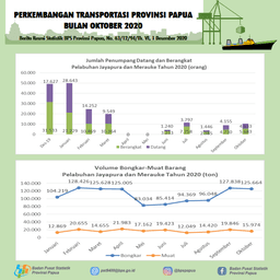 Perkembangan Transportasi Provinsi Papua Bulan Oktober 2020