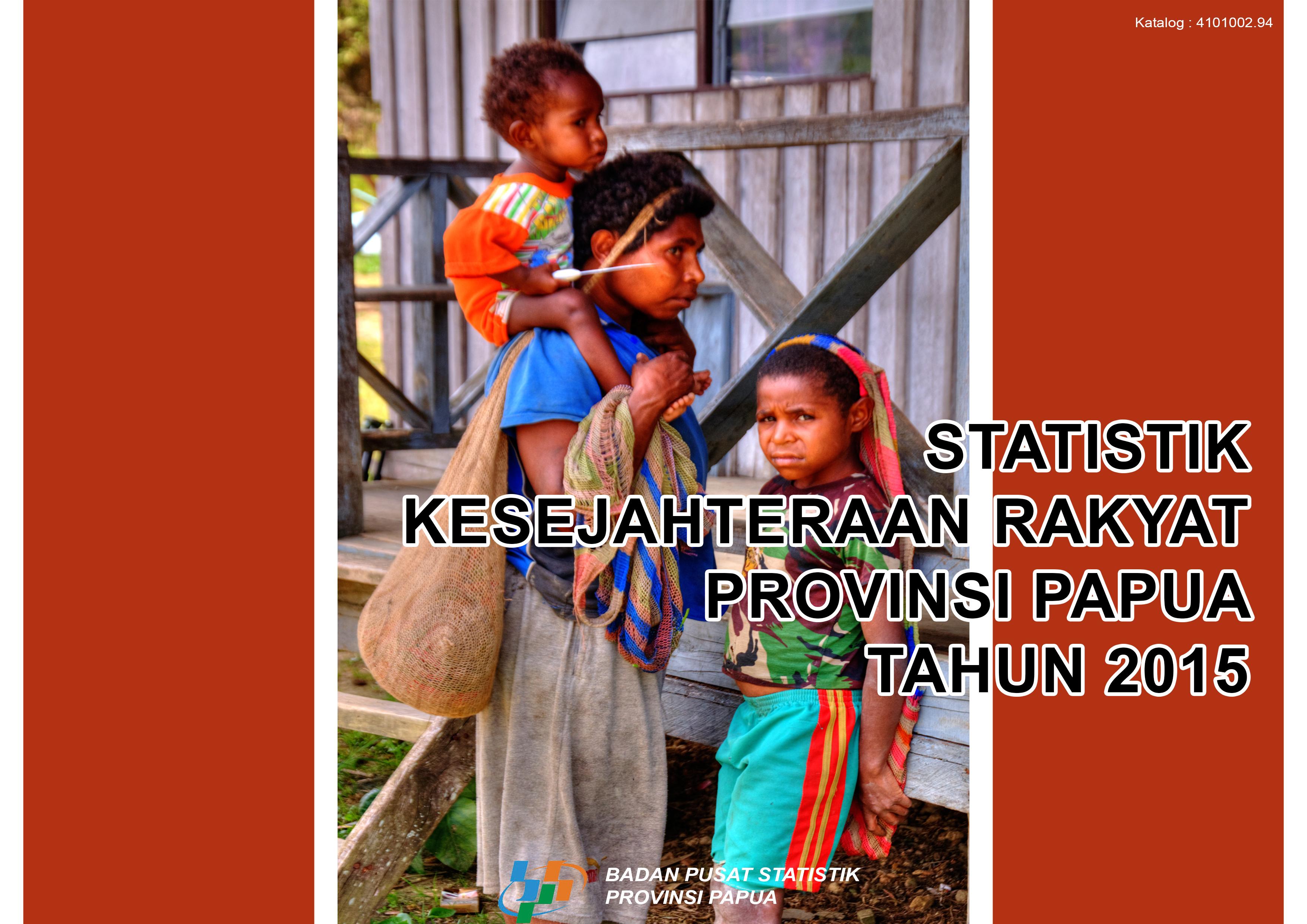 Statistik Kesejahteraan Rakyat Provinsi Papua 2015