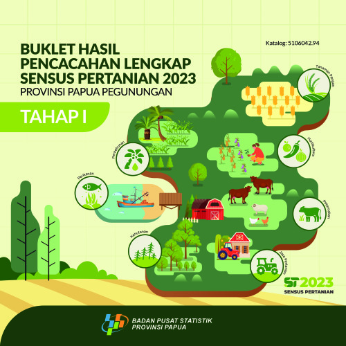 Buklet Hasil Pencacahan Lengkap Sensus Pertanian 2023 - Tahap I Provinsi Papua Pegunungan